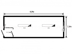 Блок-контейнер 6м жилой для строительных объектов в Усть-Лабинске